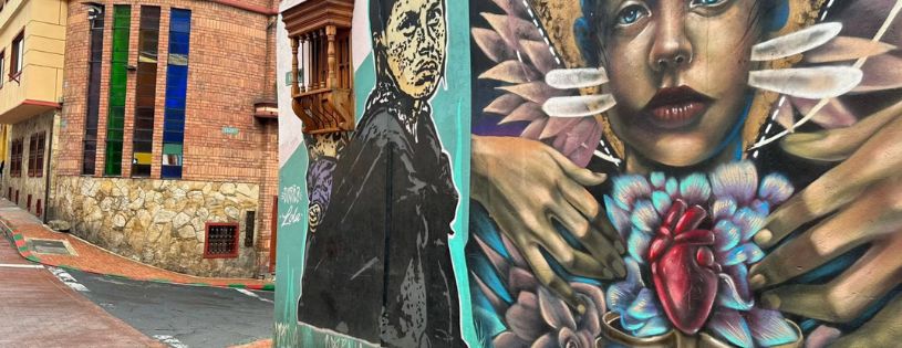 El Chorro de Quevedo en Bogotá • La Colombia Real • Murales